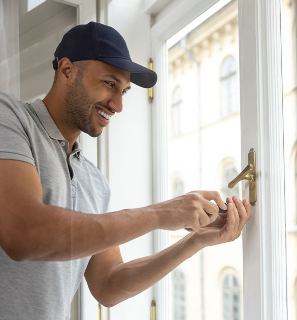 Trade window installer
